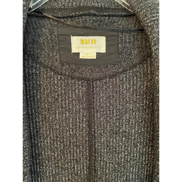 Maeve Ingrid Cocoon Cardigan Anthropologie Sweater Gray Marled Size Small - Picture 4 of 7